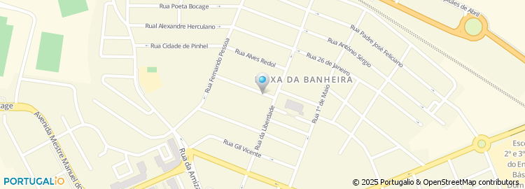 Mapa de Rua Cândido de Oliveira