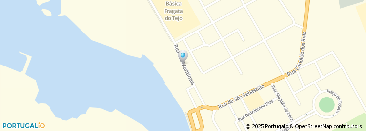 Mapa de Rua dos Marítimos