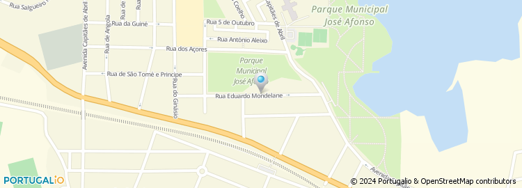 Mapa de Rua Eduardo Mondlane