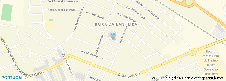 Mapa de Rua Padre António Vieira