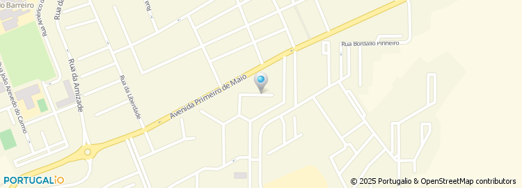 Mapa de Rua Presidente Manuel Teixeira Gomes
