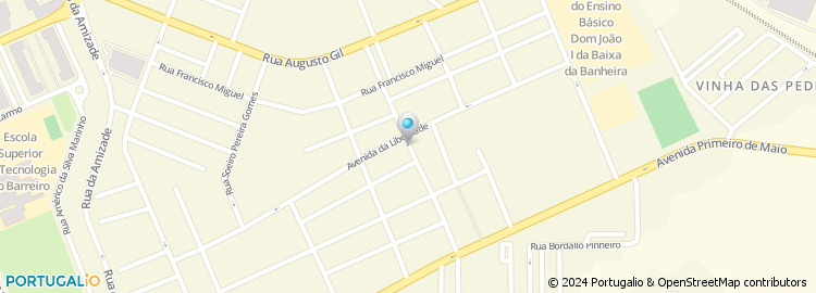 Mapa de Rua Professor Rui Luís Gomes