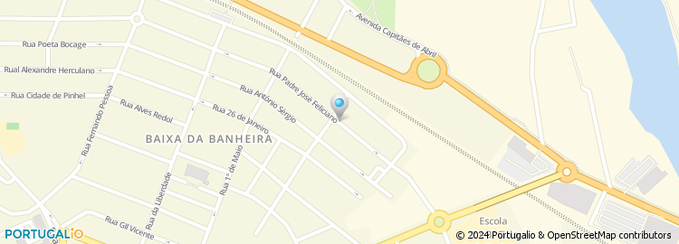 Mapa de Rua Projectada à Rua de Trás-Os-Montes