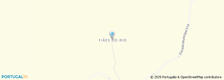 Mapa de Fiães do Rio