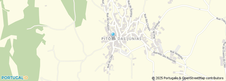 Mapa de Pitões das Junias