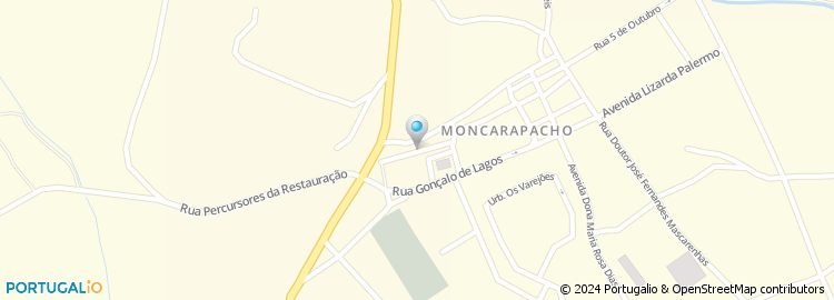 Mapa de Montavil - Soc. Carburantes Moncarapacho, Lda
