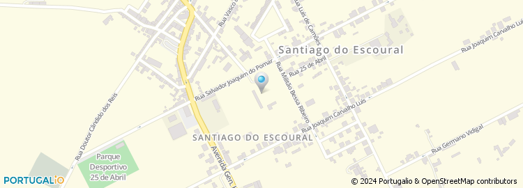 Mapa de Apartado 1, Santiago do Escoural