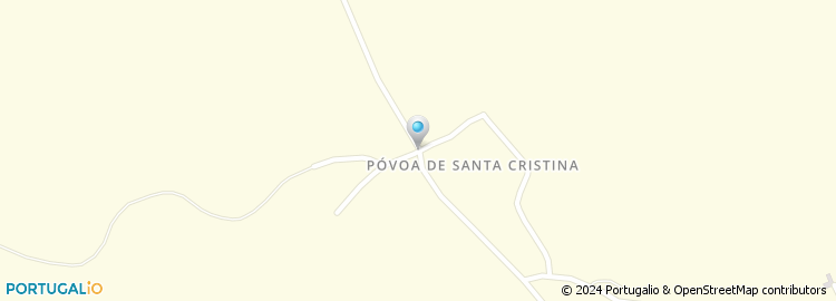 Mapa de Póvoa de Santa Cristina