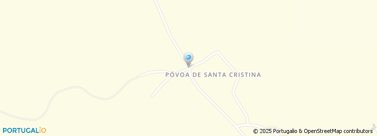 Mapa de Póvoa de Santa Cristina