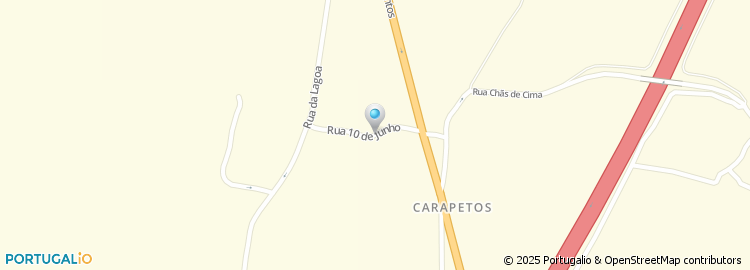 Mapa de Rua da Lagoa