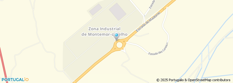 Mapa de Zona Industrial de Montemor-O-Velho