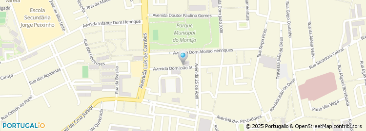 Mapa de Avenida Dom João IV