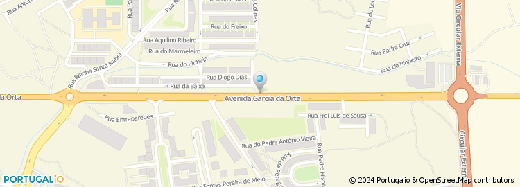 Mapa de Avenida Garcia de Orta