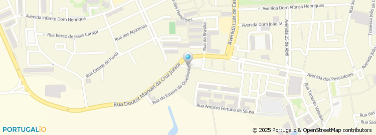 Mapa de Largo dos Pescadores