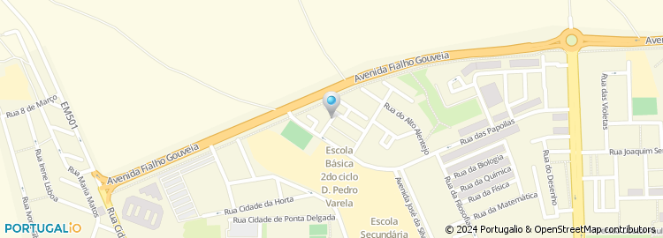 Mapa de Rua Beira Litoral