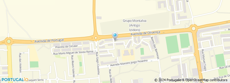 Mapa de Rua Carlos Gonçalves