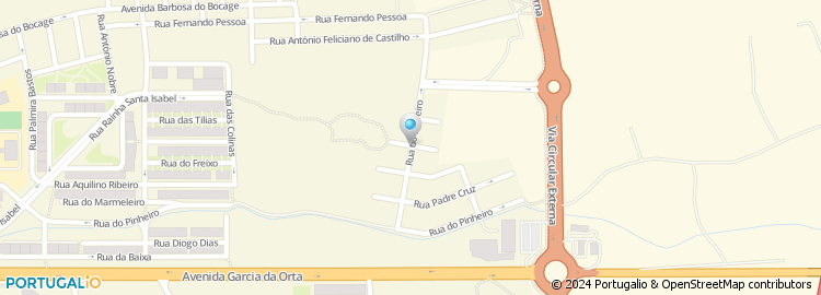 Mapa de Rua do Sobreiro
