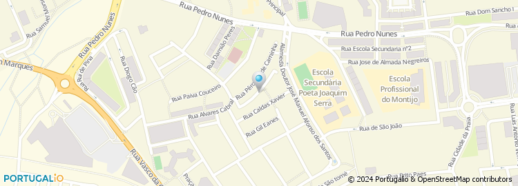 Mapa de Rua Paulo da Gama