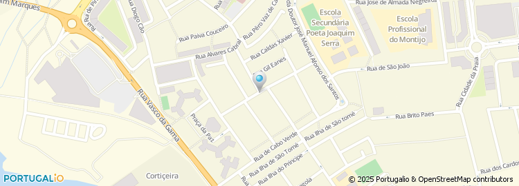 Mapa de Rua Afonso de Albuquerque