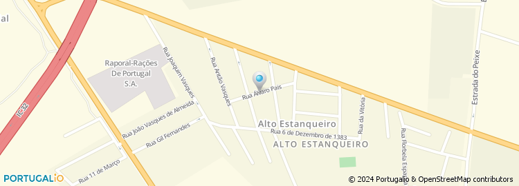 Mapa de Rua Álvaro Pais
