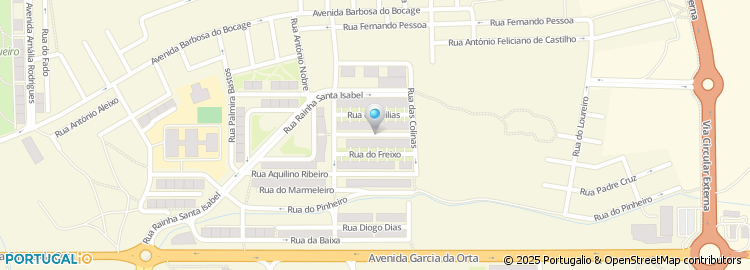 Mapa de Rua Camilo Castelo Branco