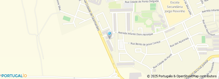 Mapa de Rua Cidade de Castelo Branco