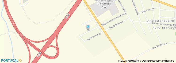 Mapa de Rua das Carvalhas