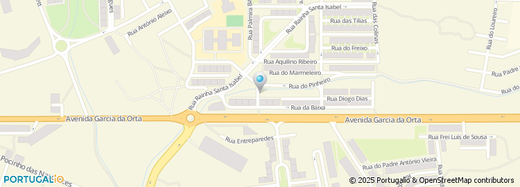 Mapa de Rua das Laranjeiras