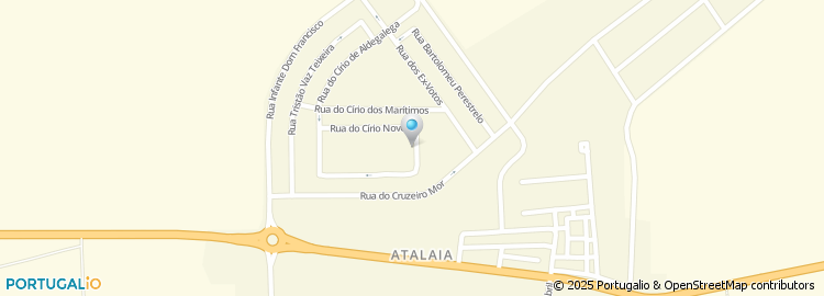 Mapa de Rua do Círio dos Olhos de Água