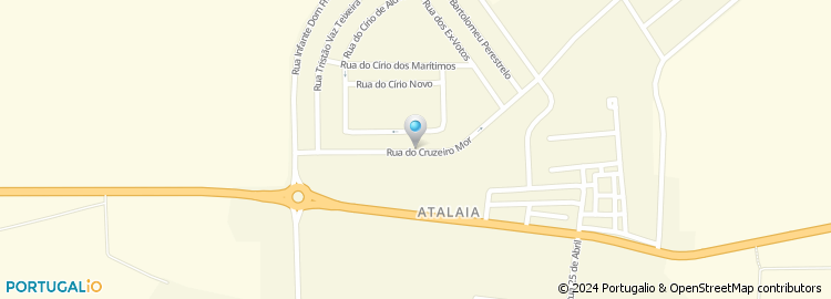 Mapa de Rua do Cruzeiro Mor