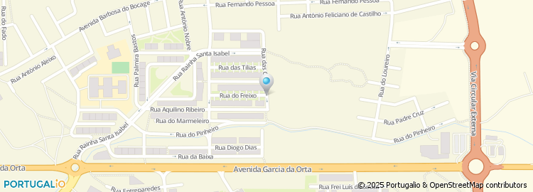 Mapa de Rua do Freixo