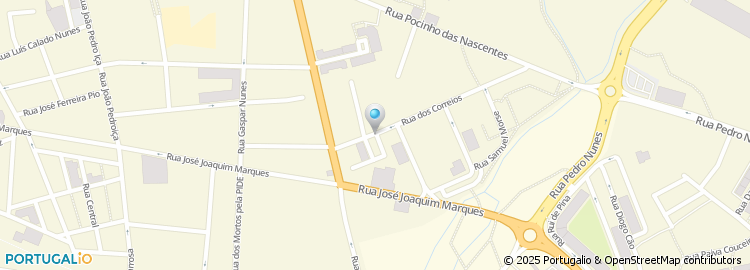 Mapa de Rua dos Correios