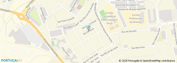 Mapa de Rua Gil Eanes