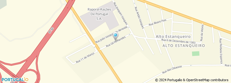 Mapa de Rua Gil Fernandes
