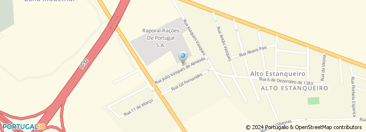 Mapa de Rua João Vasques de Almeida