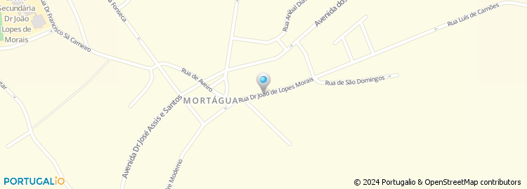 Mapa de Rua Doutor João Lopes de Morais