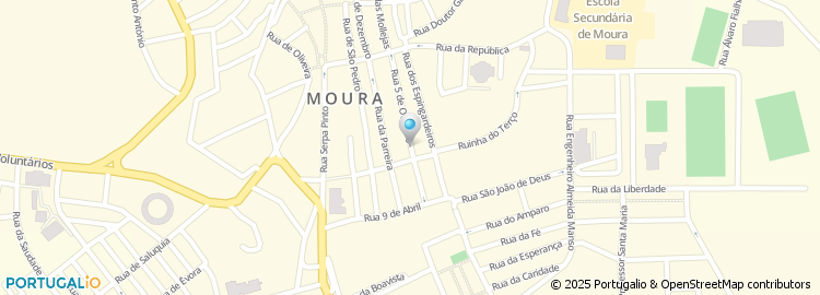 Mapa de Apartado 1, Moura