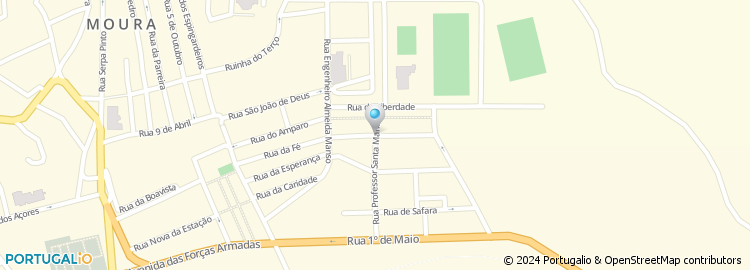Mapa de Rua Capitão Eugénio Aresta