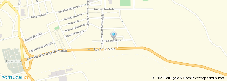 Mapa de Rua de Safara