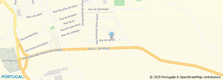 Mapa de Rua Santo Amador