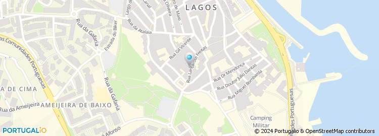 Mapa de Movijovem - Pousada da Juventude de Lagos