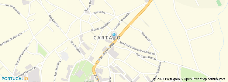 Mapa de MRW - Transporte Urgente, Cartaxo