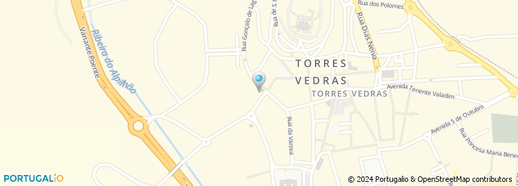 Mapa de MRW - Transporte Urgente, Torres Vedras
