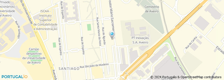 Mapa de MRW - Transporte Urgente, Aveiro