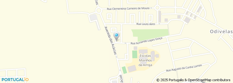 Mapa de Mudaralgo - Lda