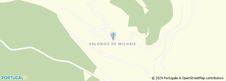 Mapa de Rua Curva de São Tiago