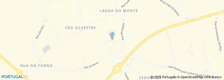 Mapa de Beco da Rua do Forno