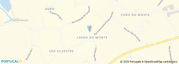 Mapa de Beco Lagoa do Monte