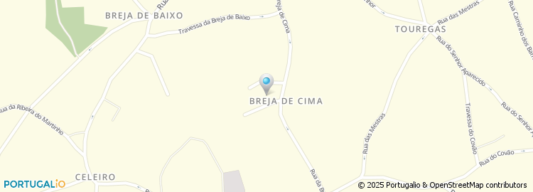 Mapa de Breja Cima