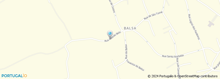 Mapa de Rua Alfredo Belo